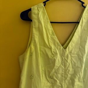 Elegant Yellow Sleeveless Jumpsuit